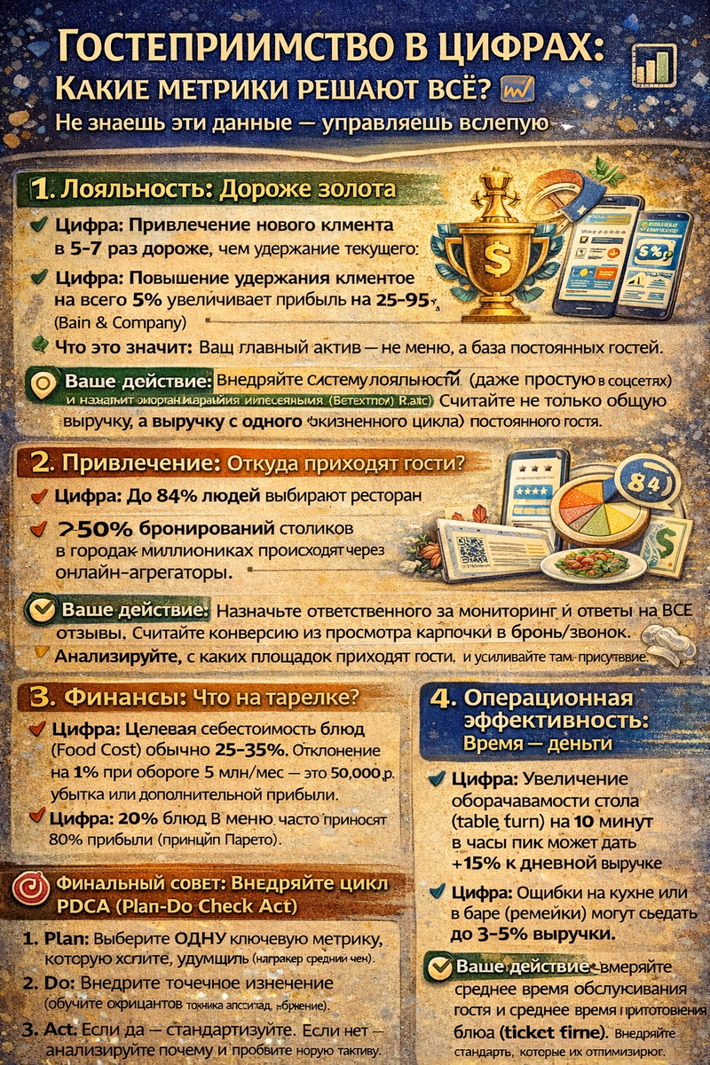 Метрики в гостеприимстве.