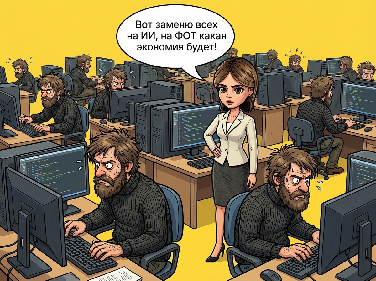 Вот бы без сотрудников обойтись - от слова совсем.