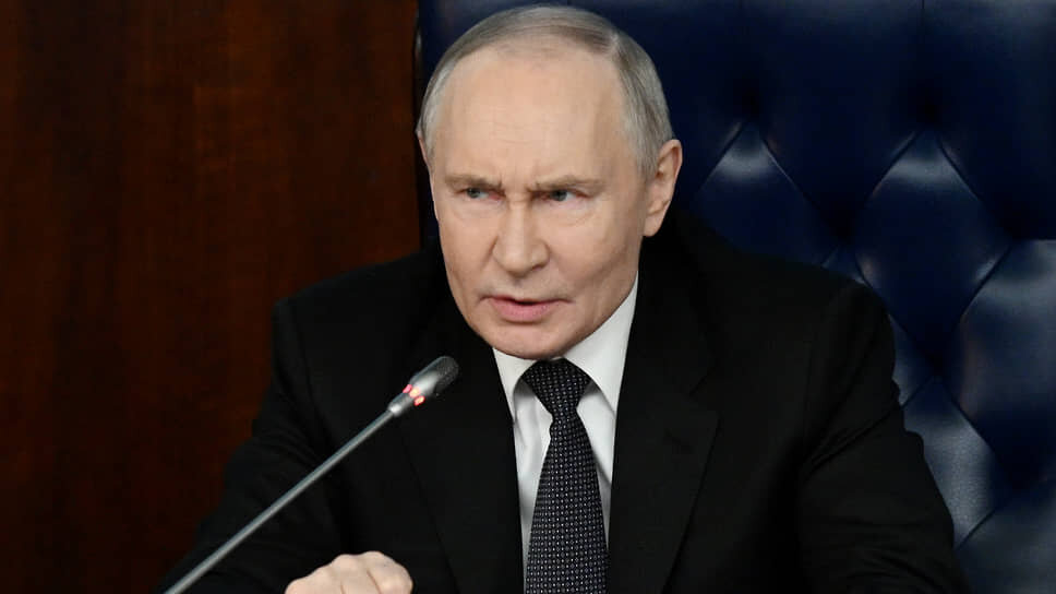 Владимир Путин не удержался и расставил акценты.📷Фото: Кристина Кормилицына / РИА Новости