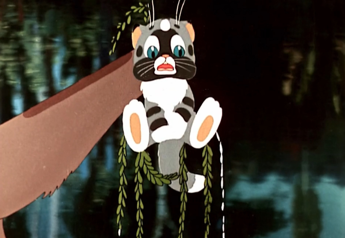 Кадр из м/ф "Непослушный котенок"