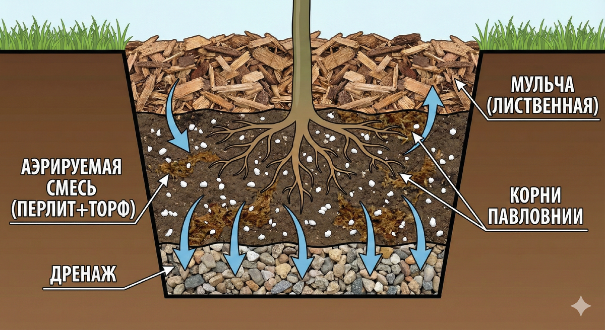                                             Почвенный инжиниринг: Дренаж важнее тепла