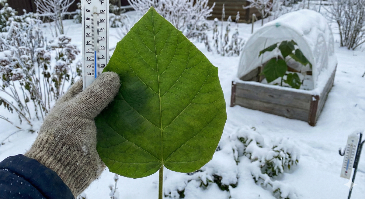                                                     Павловния в средней полосе России