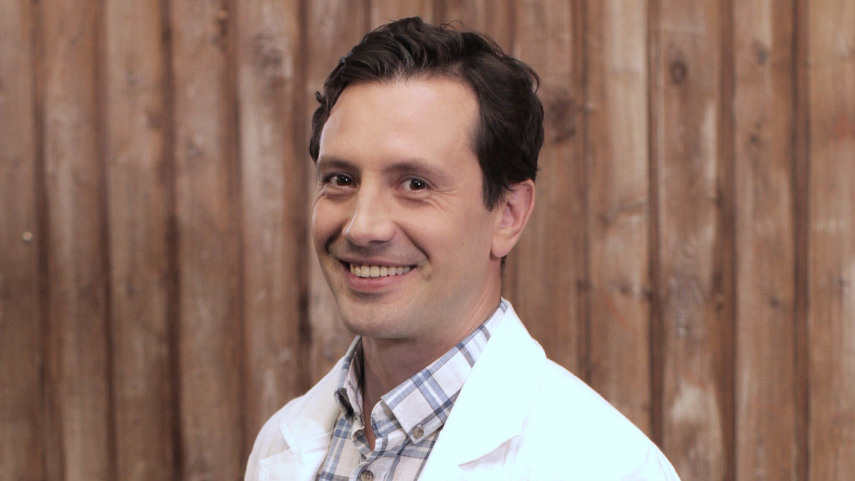 Алексей Анищенко на съёмках сериала «Моя вторая первая жизнь»