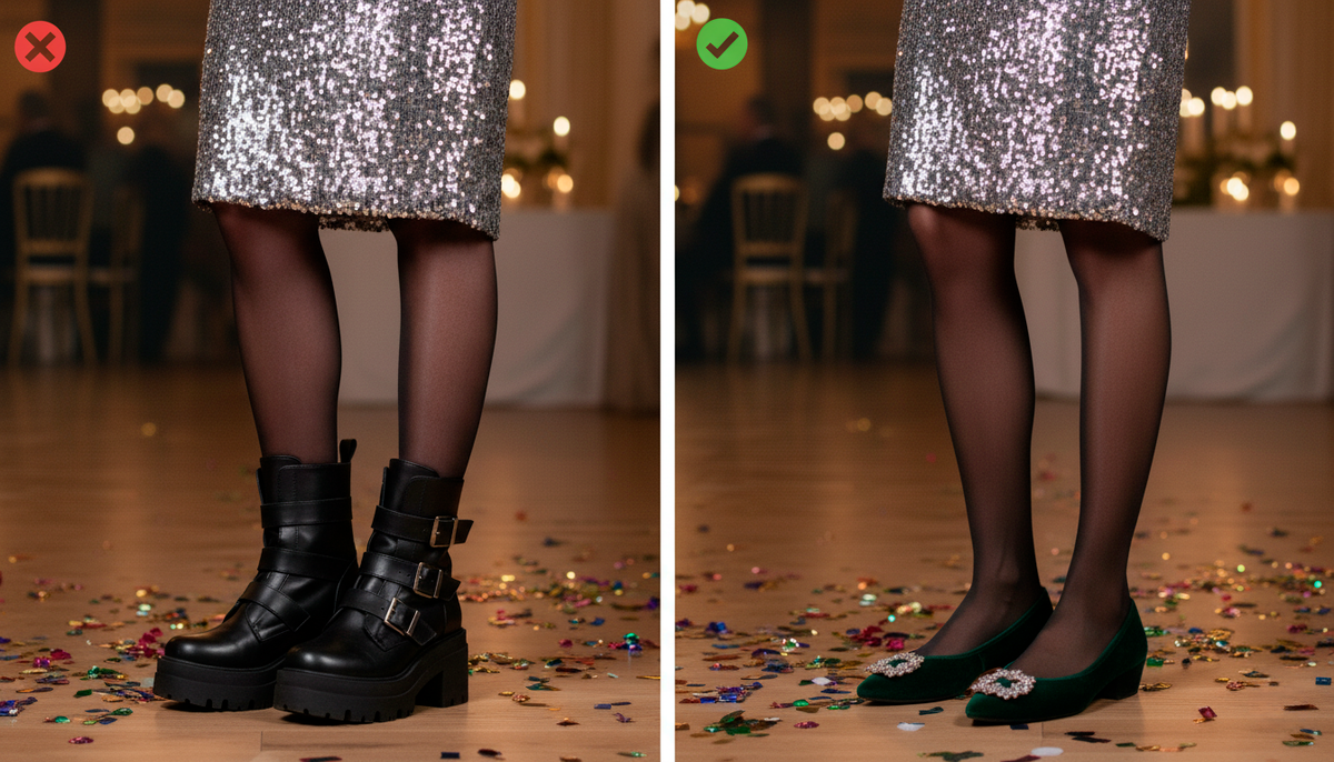 Слева — тяжесть и вульгарность. Справа — легкость, в которой можно танцевать до утра.