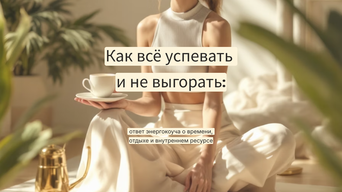 Что делать, если вы постоянно устаете и возвращаетесь домой опустошённой. Ответ энерго терапевта