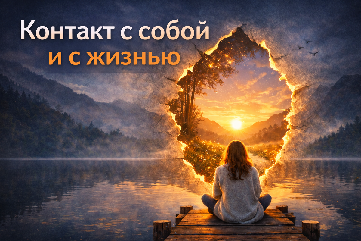 Главная проблема современного человека — это потеря контакта с собой и с жизнью.