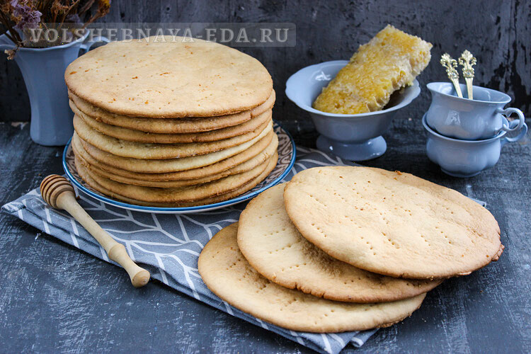 Коржи для медовика