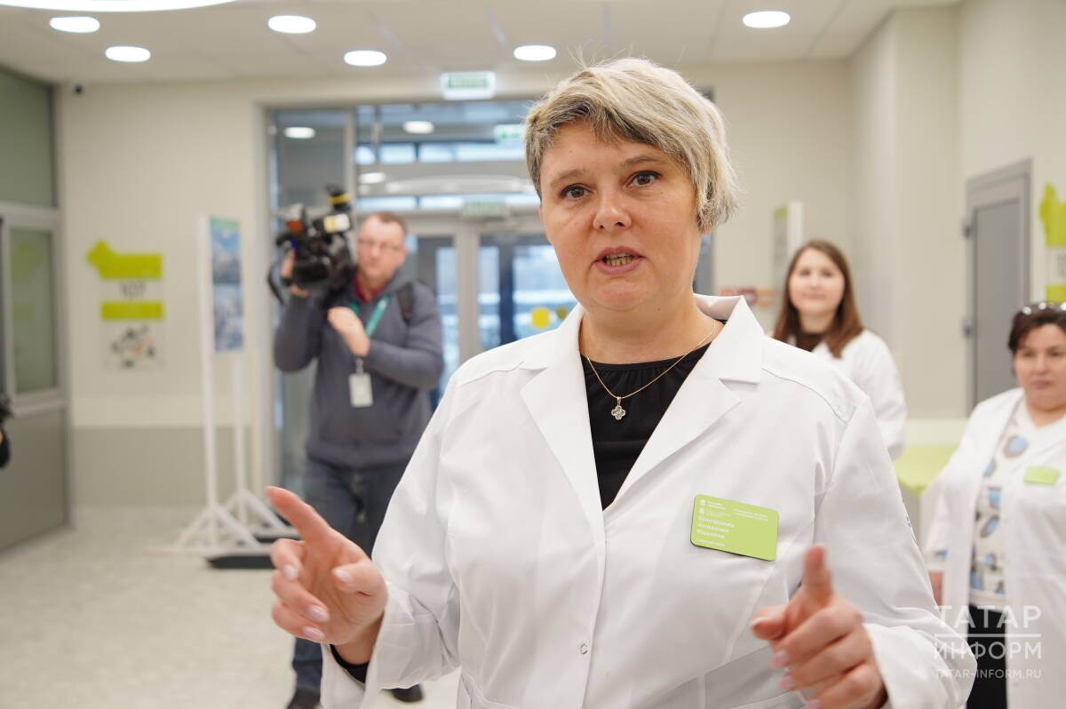 ​Анжелика Бригаднова: «Поликлиника была очень нужна, потому что без нее были сильно нагружены участки на улицах Баки Урманче и Павлюхина» Фото: © Владимир Васильев / «Татар-информ»