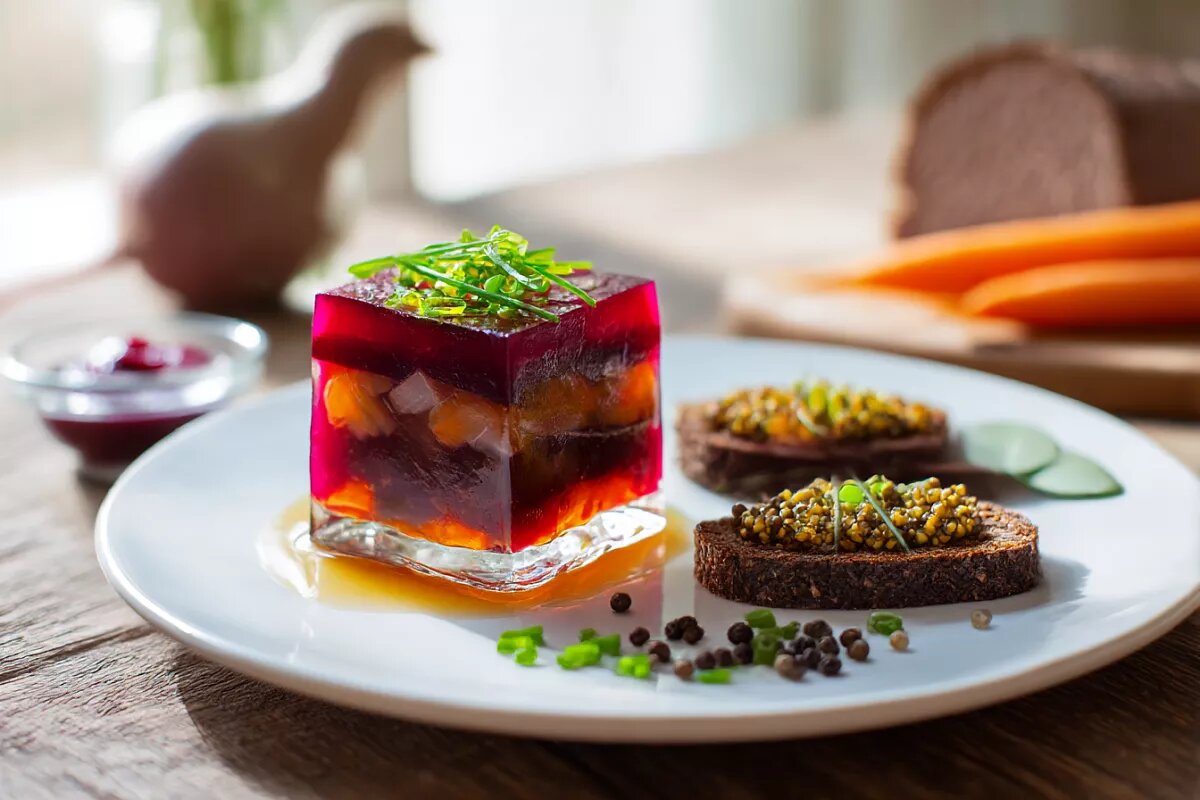    Холодец из петуха — настоящее новогоднее чудо, которое всегда ждут за столом.