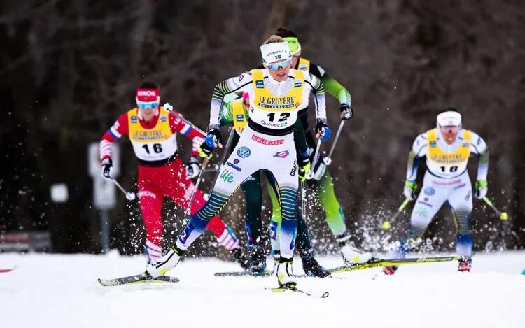    Фрида Карлссон (на перднем плане) / Источник фото: Getty Images