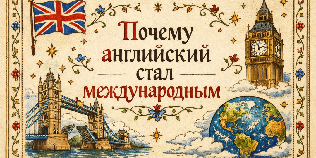 Почему именно английский язык стал международным?