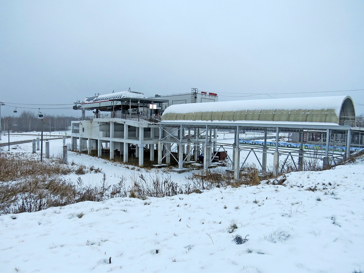 Станция канатки в городе Бор