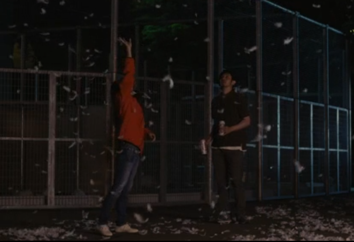 Кадр из фильма «Через забор» (2016): Шираива и Сатоши