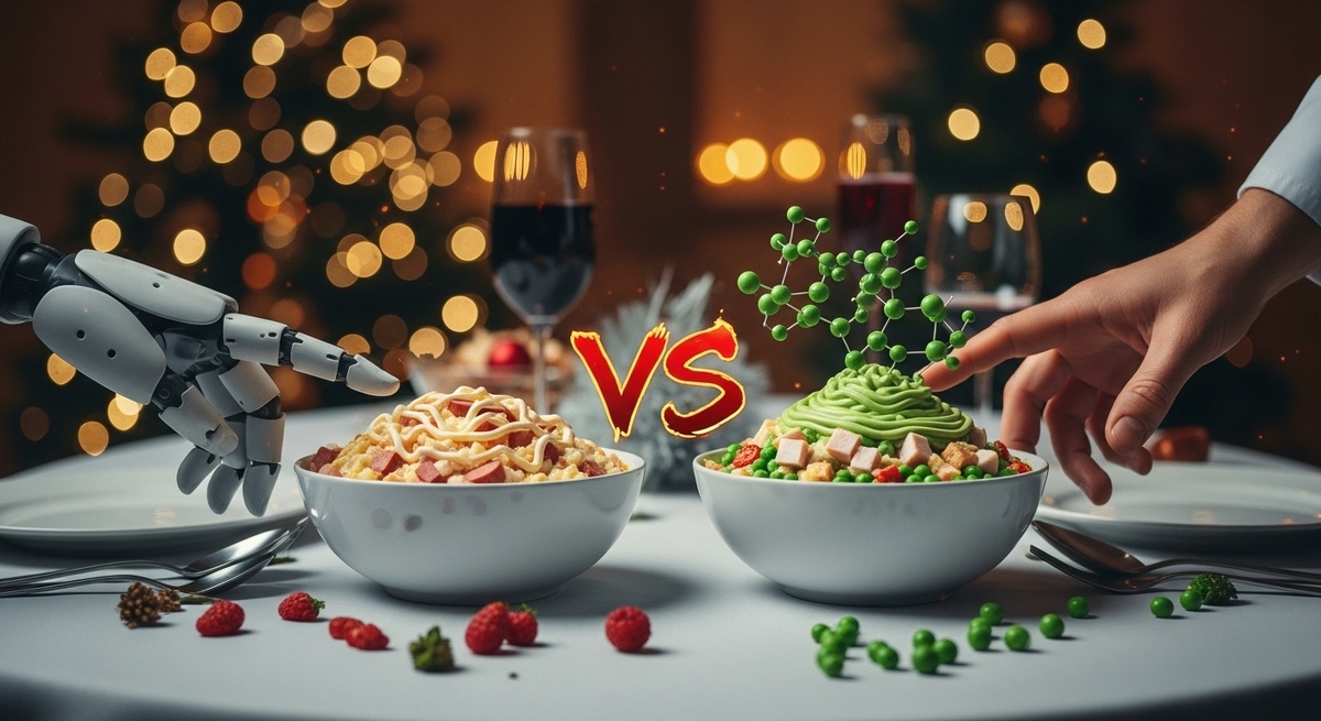 Битва за Оливье. Сгенерировано цифровым помощником