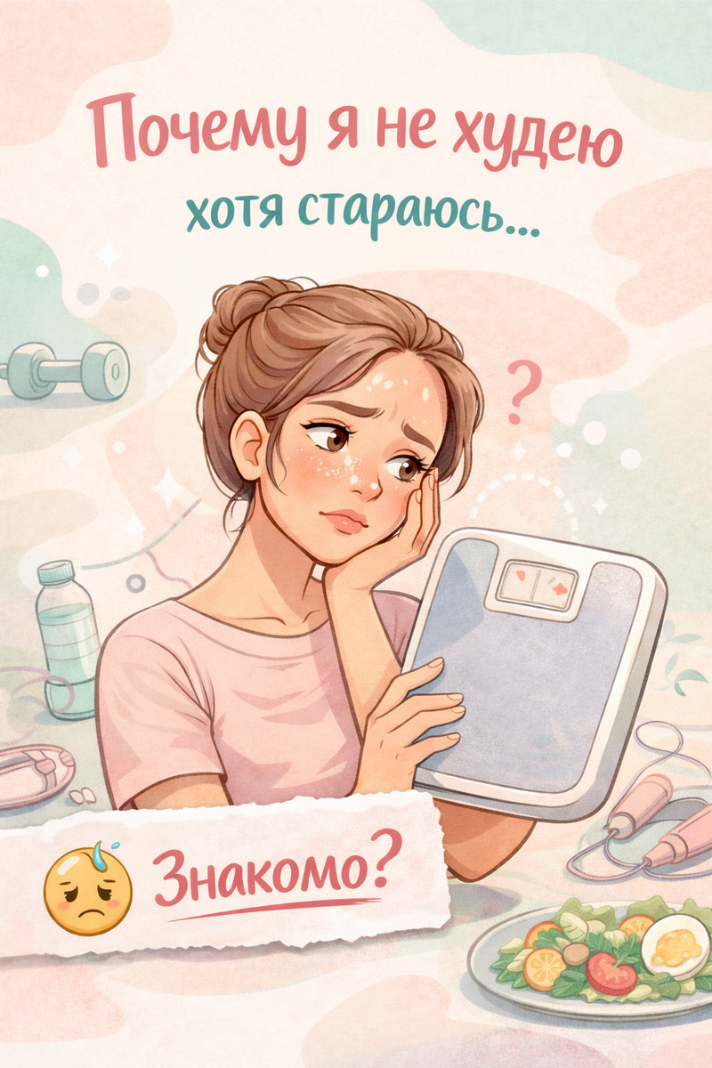 Почему я не худею, хотя стараюсь
