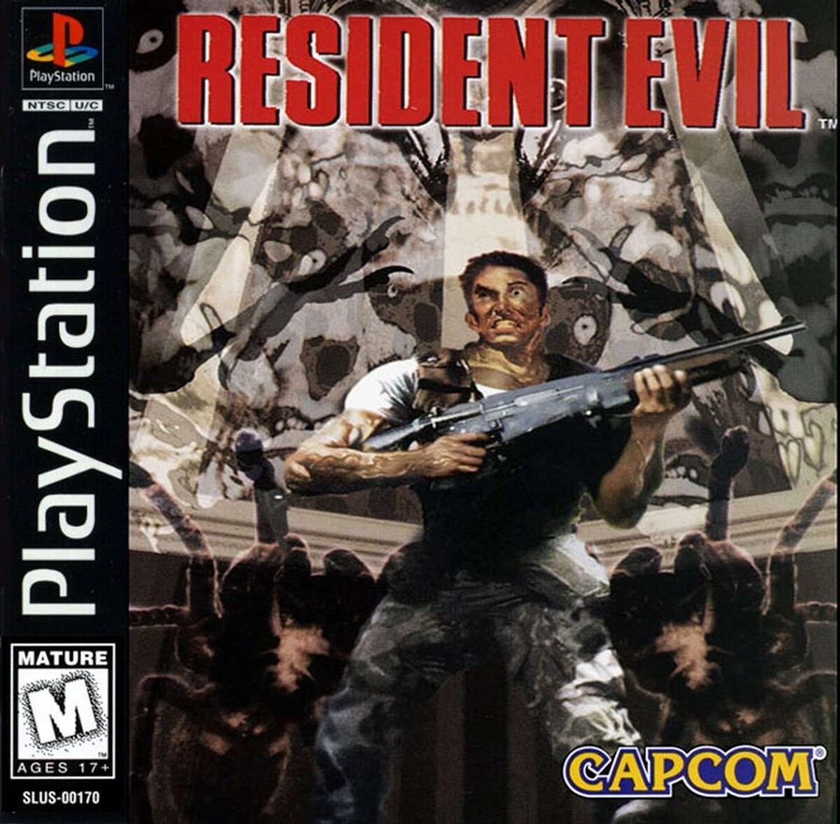 Оригинальная обложка Resident Evil с Sony PlayStation