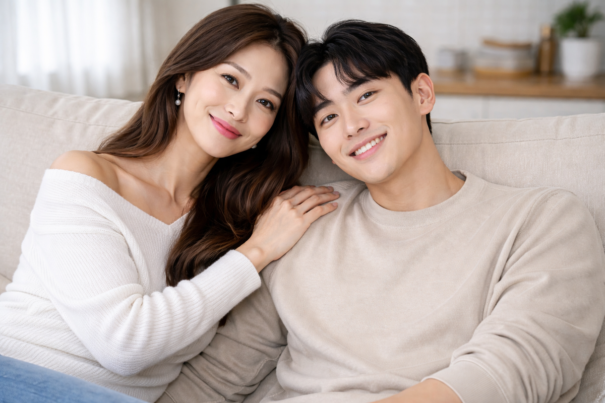 Пары, в которых женщина старше, встречаются редко