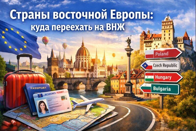 Переезд в Восточную Европу — ВНЖ без инвестиций