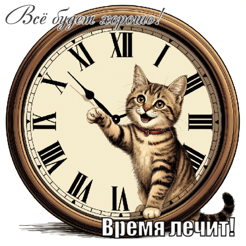 Всё будет хорошо! Время лечит!