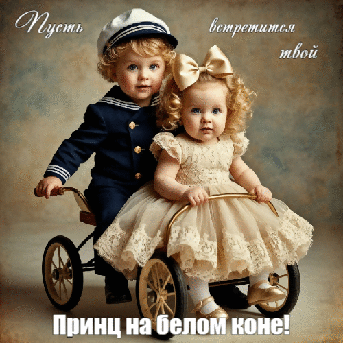 Пусть встретится твой принц на белом коне!