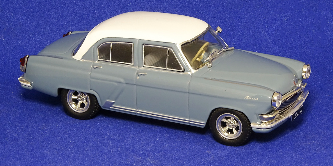 ГАЗ-21Р «Волга»: лёгкое преображение и стилизация журнальной модели в масштабе 1:43