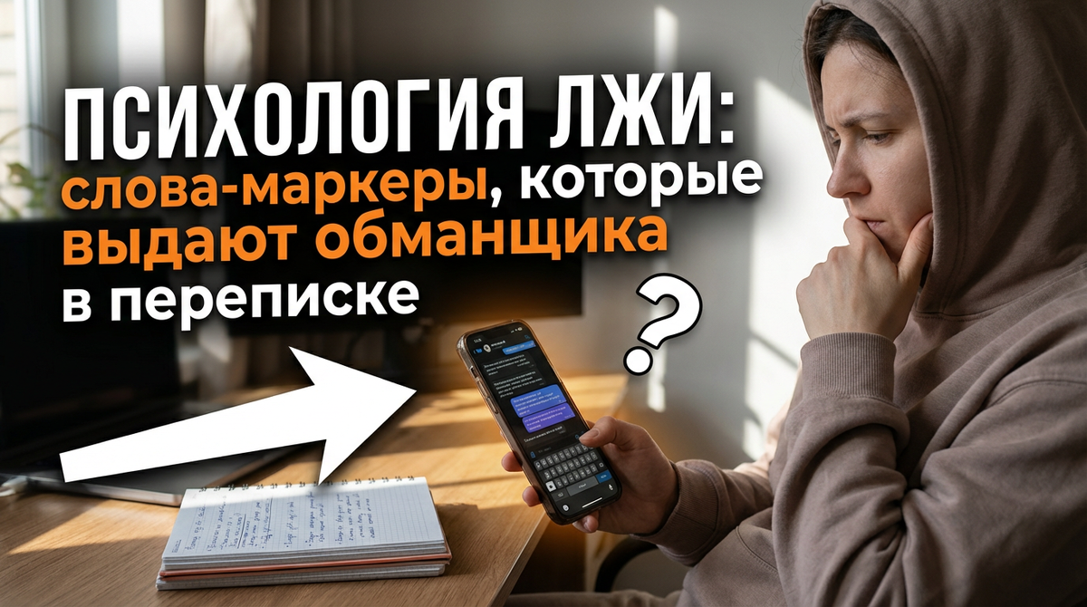Психология лжи: слова-маркеры, которые выдают обманщика в переписке