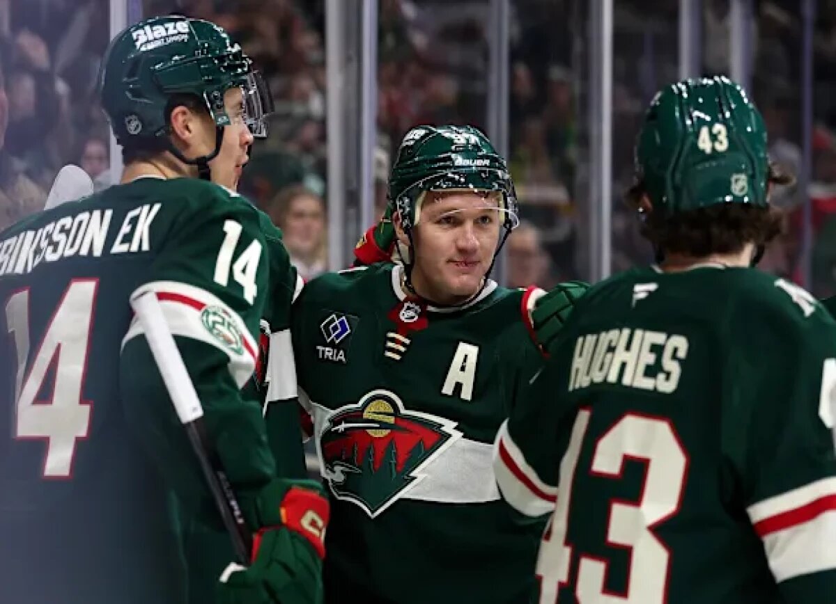     The Hockey News об историческом дубле Капризова: вновь закрепил своё имя в истории «Миннесоты»