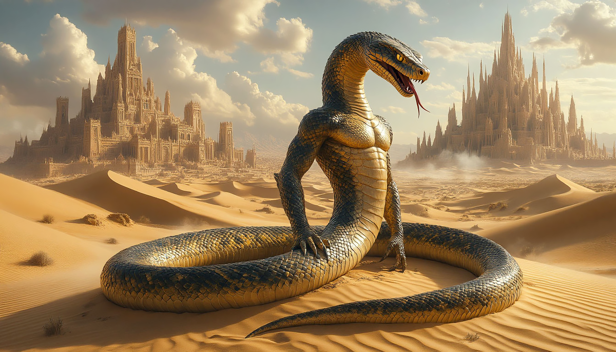 Там жили змееподобные и скорпионоподобные существа.