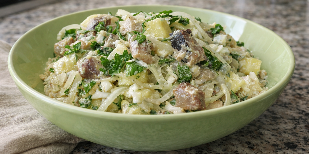 Два салата из рыбы