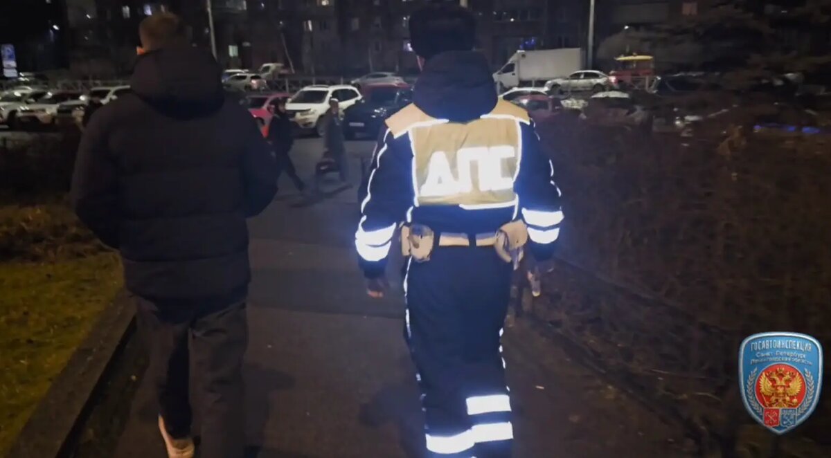    Фото: скриншот видео Госавтоинспекции по Петербургу и Ленобласти