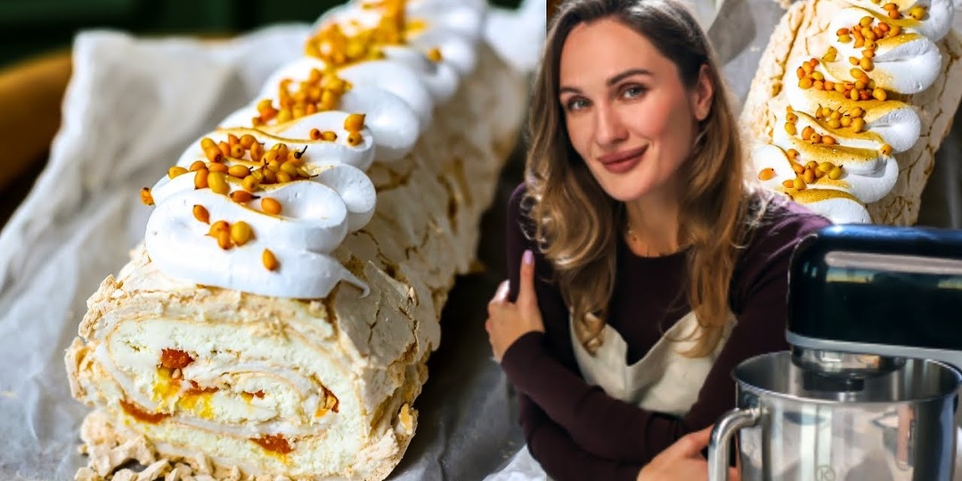 Пока все готовят Павлову, я готовлю ЭТОТ меренговый рулет!