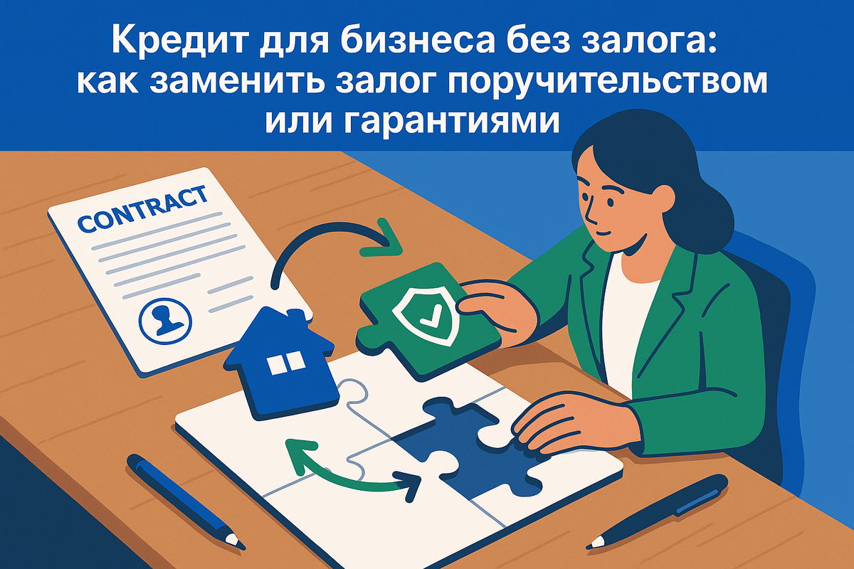    Кредит без залога для бизнеса с поручительством и гарантиями Юлия Сергеевна Рослякова