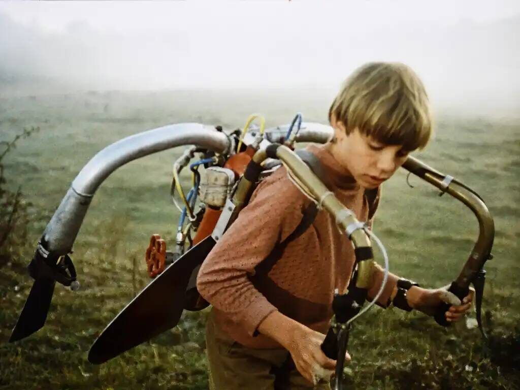 Испытание ранцевого аппарата