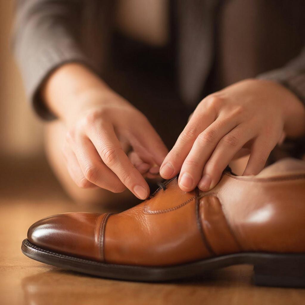 Чистая обувь — это легкий путь к деньгам. Помогите ему в этом.