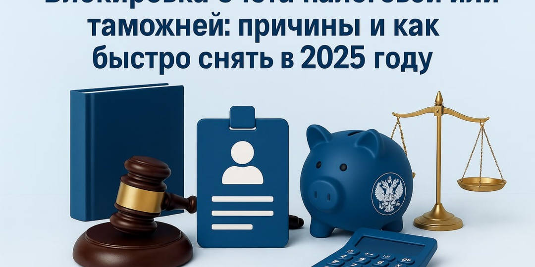 Блокировка счета налоговой или таможней: причины и как быстро снять ограничения