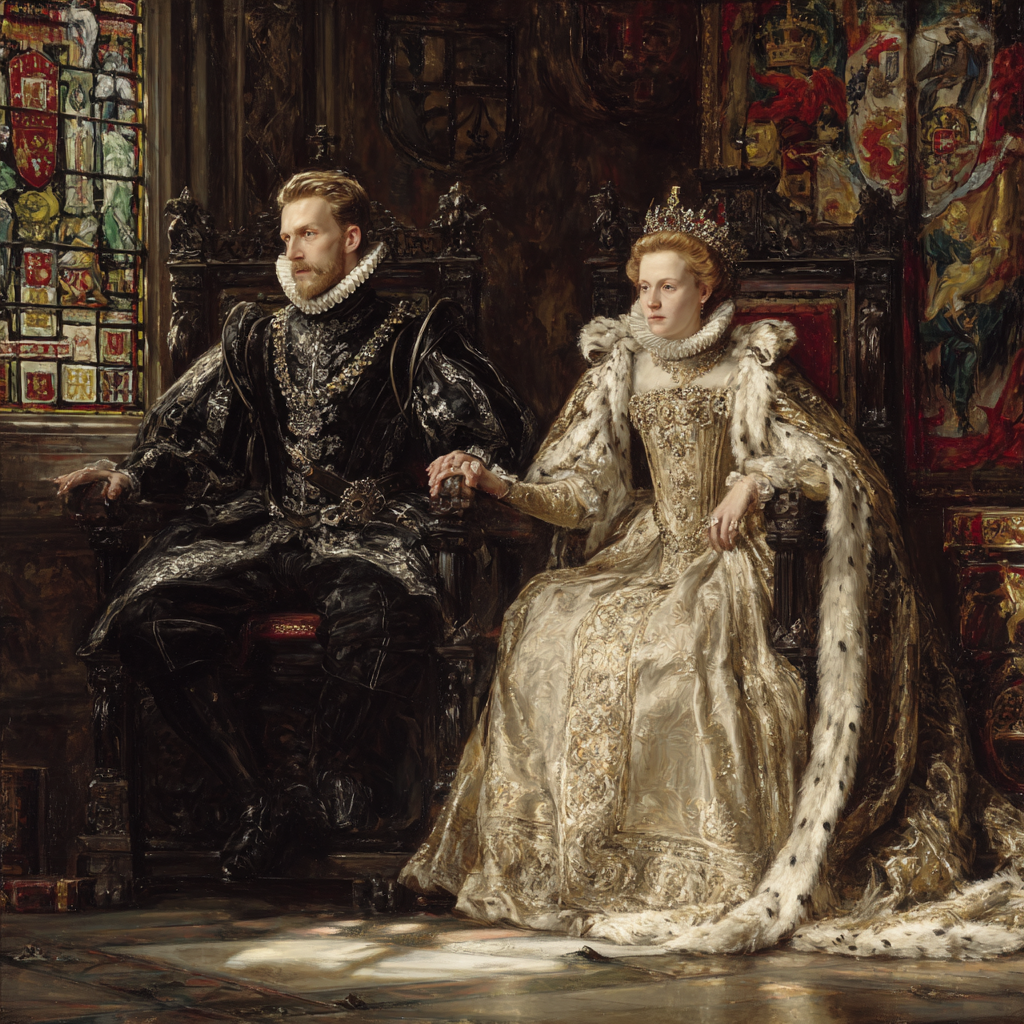 Мария I и Филипп II Испанский