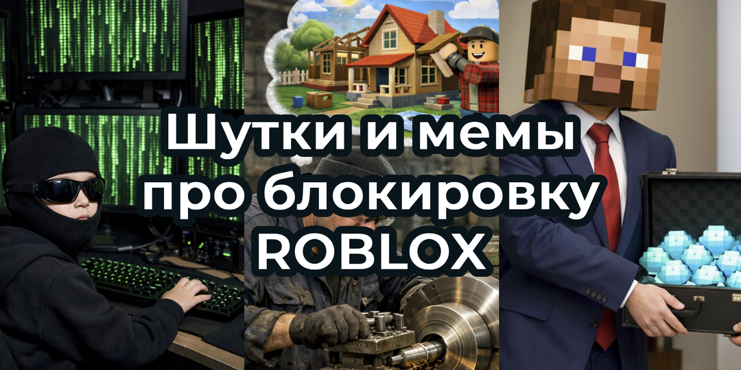 Шутки и МЕМЫ про БЛОКИРОВКУ ROBLOX. Подборка для взрослых