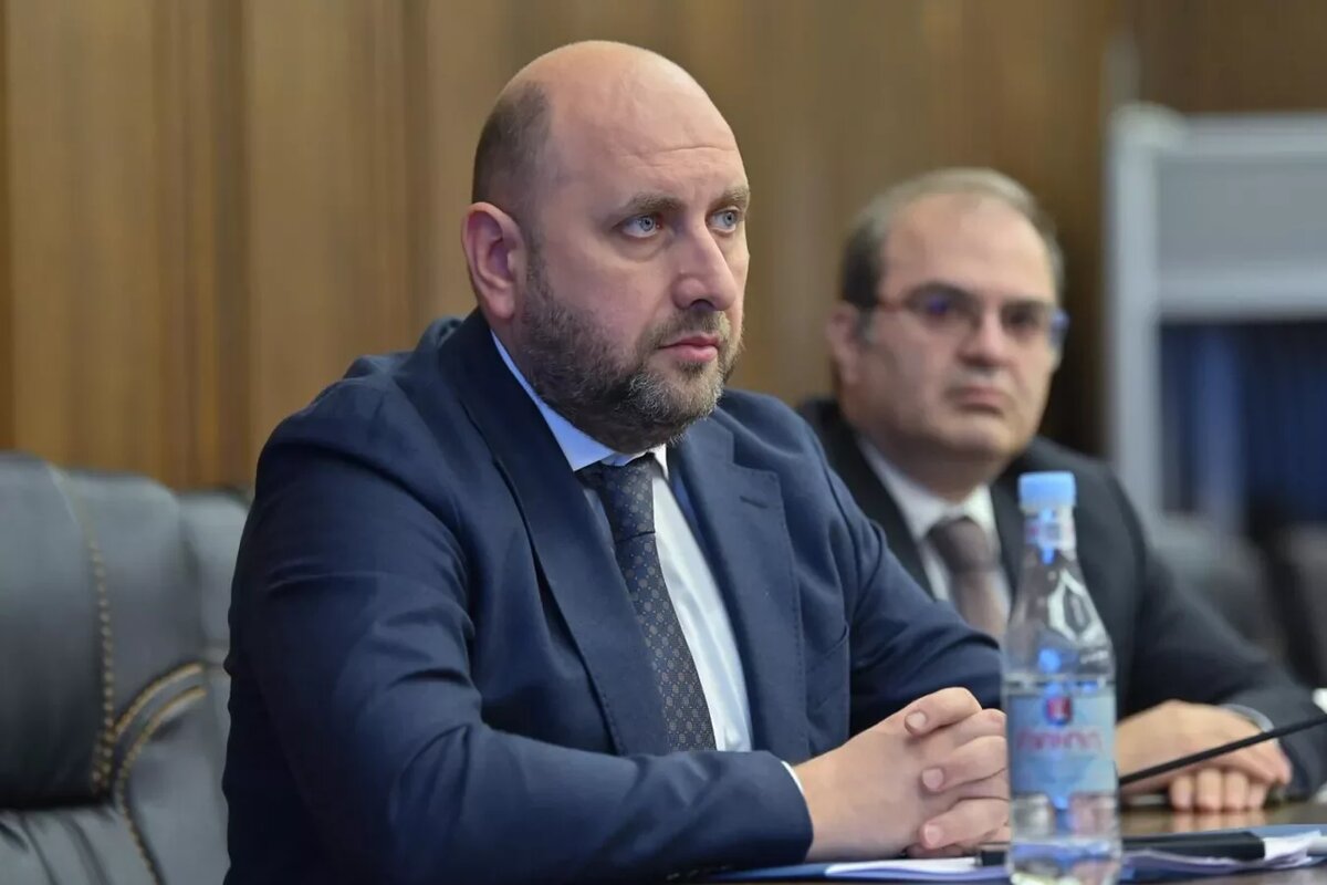    Председатель Центробанка Армении Мартин Галстян. Источник фото: © Sputnik / Aram Nersesyan.