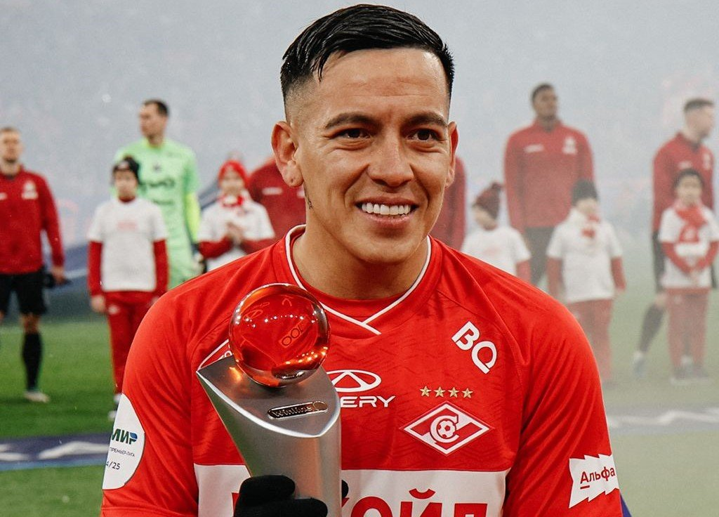 Лидер московского "Спартака" полузащитник Эсекьель Барко.  Фото из интернета.