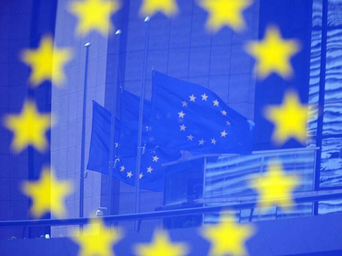    Флаги ЕС в Европейском квартале в Брюсселе | © РИА Новости / Алексей Витвицкий