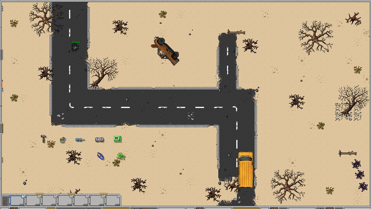 Разный угол расположения элементов