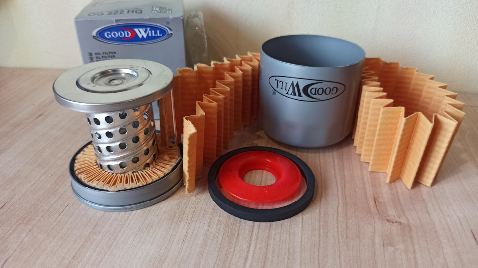 GOODWILL OG 222 HQ. Распил масляного фильтра.