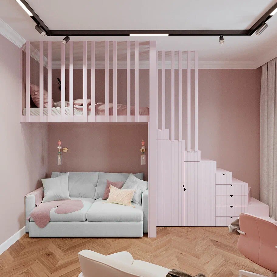 Детская - варинт со вторым этажом 