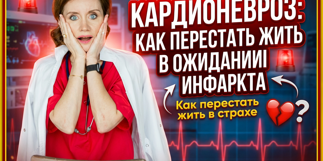 Кардионевроз (Кардиофобия): Как перестать жить в ожидании инфаркта