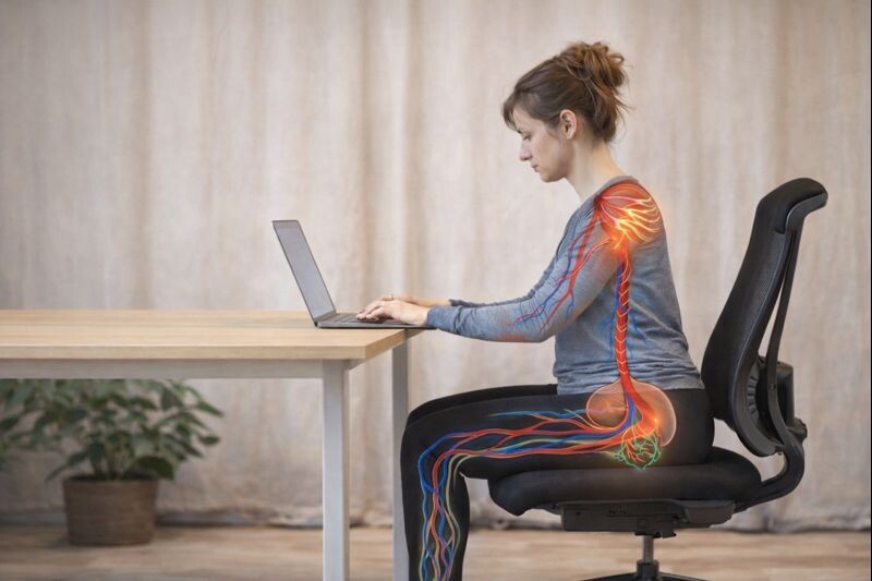 Как офисная работа влияет на наше тело?