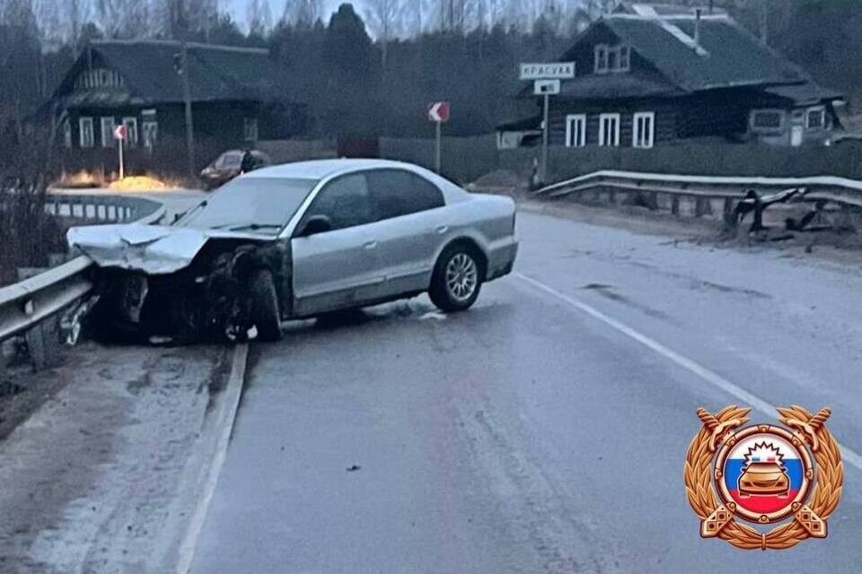    Место одного из ДТП. Фото: Госавтоинспекция Тверской области.