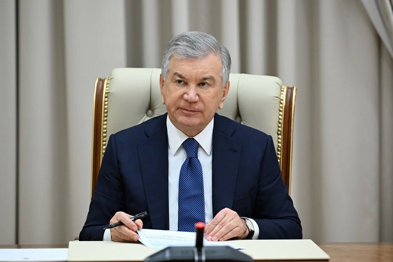 Шавкат Мирзиёев. Фото пресс-службы президента Узбекистана