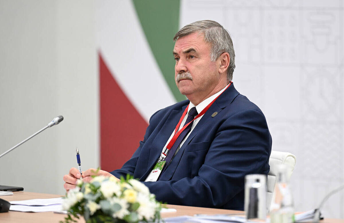 Фарит Ханифов на встрече с журналистами рассказал о ближайших планах в отрасли дорожного строительстваФото: mindortrans.tatarstan.ru