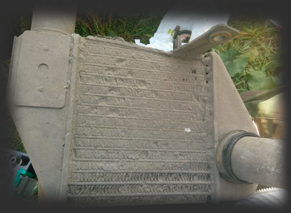 Засоренный интеркулер