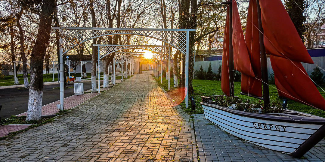 Декабрьская прогулка по городку Старый Крым